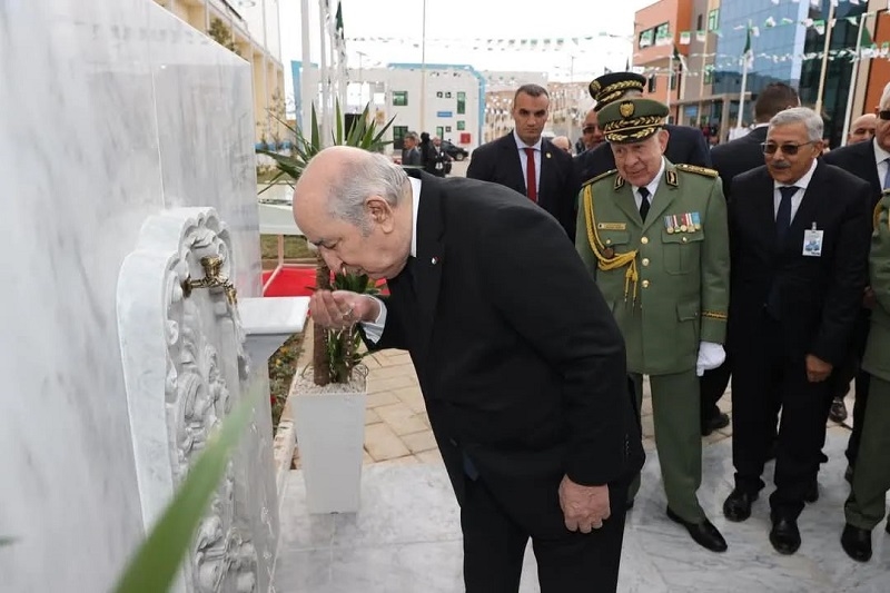 阿爾及利亞總統(tǒng)親臨奧蘭海水淡化項目，見證“海上水庫”惠澤民生